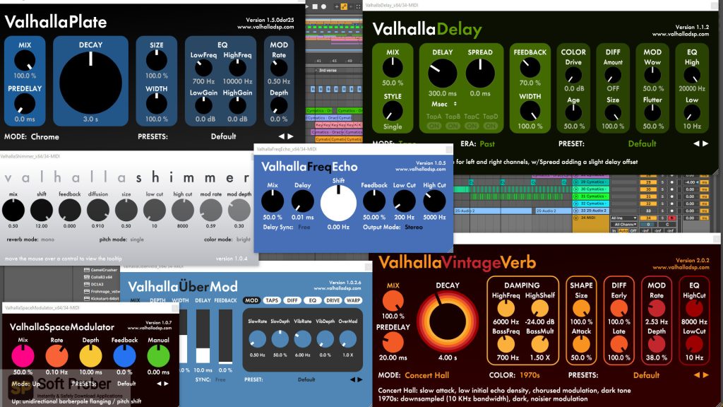 Valhalla DSP瓦哈拉全套混响延迟混音效果器8套合集 (Win/Mac) - K9DJ网K9DJ网-专业的DJ编曲资源分享平台K9DJ网