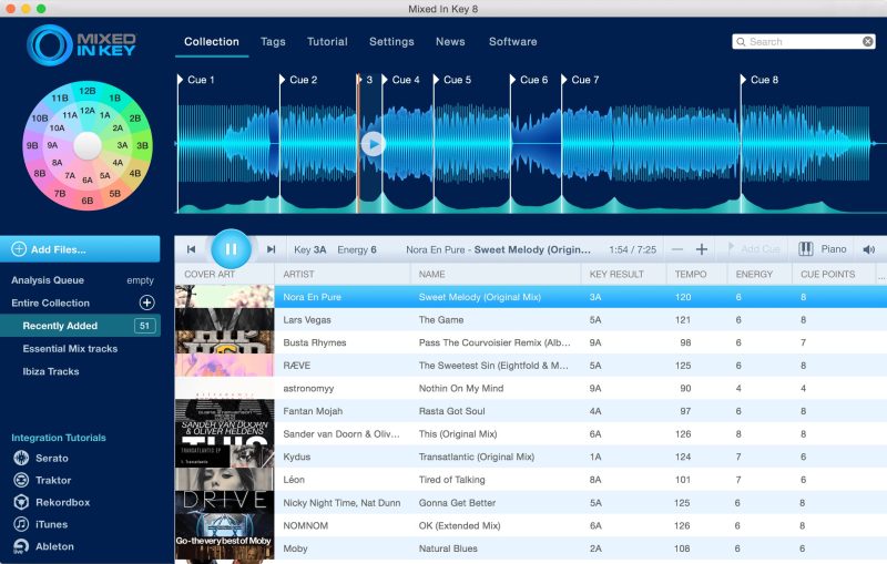 Mixed In Key 8 DJ专用混音排歌bpm速度与调性分析软件（Mac）K9DJ网-专业的DJ编曲资源分享平台K9DJ网