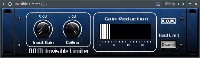 A.O.M Invisible Limiter 限幅插件K9DJ网-专业的DJ编曲资源分享平台K9DJ网